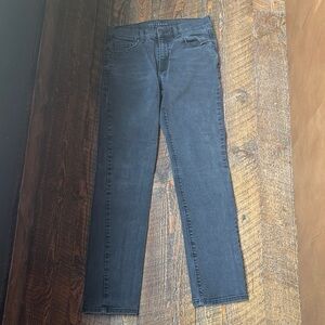 Men's Slim Straight Black Jeans — Modern Stretch Denim